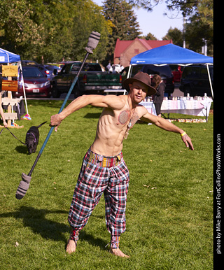 World Hoop Day 2019 - Fire Performer Stephen
