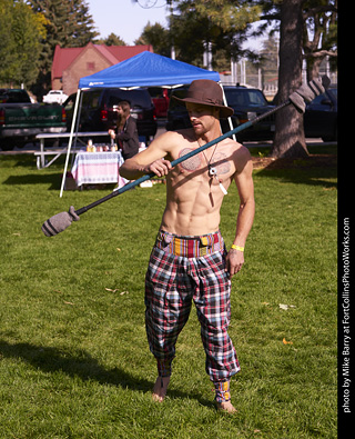 World Hoop Day 2019 - Fire Performer Stephen