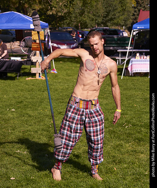 World Hoop Day 2019 - Fire Performer Stephen