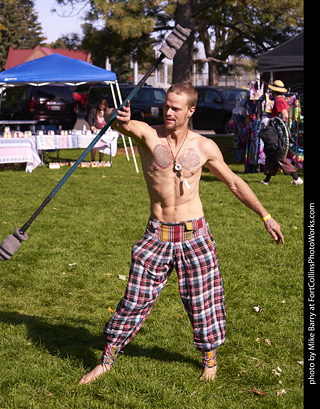 World Hoop Day 2019 - Fire Performer Stephen