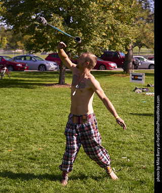 World Hoop Day 2019 - Fire Performer Stephen