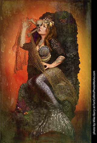 Mirelle - Halloween mermaid shoot