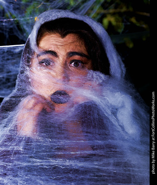 Andrea - spiderweb model shoot