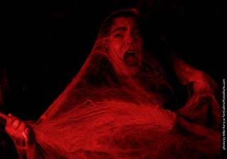 Andrea - spiderweb model shoot