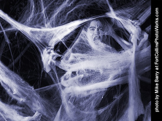 Andrea - spiderweb model shoot