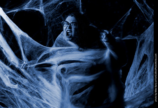 Andrea - spiderweb model shoot