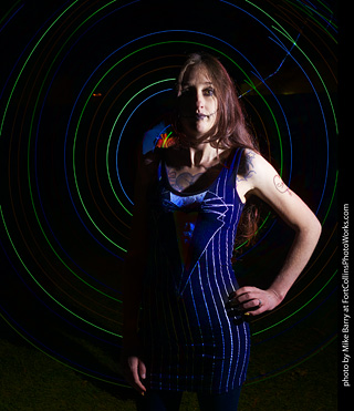 Meagan - spiderweb model shoot