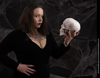 Morticia Addams shoot - Amy