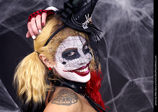 Freddy Krueger/Harley Quinn model shoot - Mandy