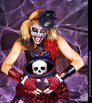 Freddy Krueger/Harley Quinn model shoot - Mandy