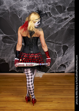 Freddy Krueger/Harley Quinn model shoot - Mandy
