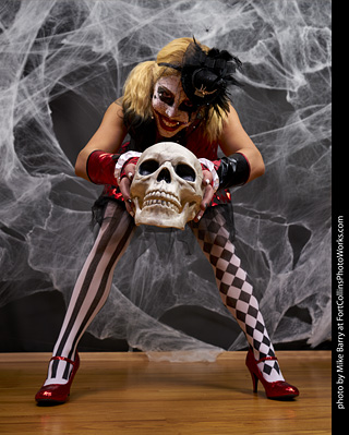 Freddy Krueger/Harley Quinn model shoot - Mandy