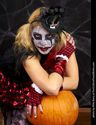 Freddy Krueger/Harley Quinn model shoot - Mandy