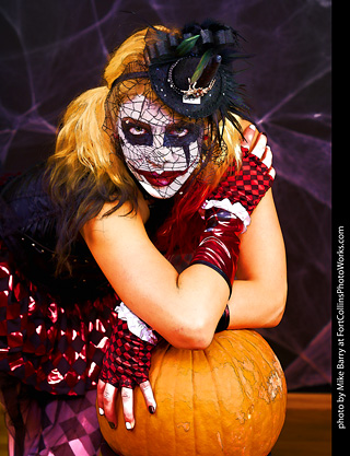 Freddy Krueger/Harley Quinn model shoot - Mandy