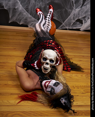 Freddy Krueger/Harley Quinn model shoot - Mandy