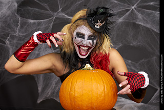 Freddy Krueger/Harley Quinn model shoot - Mandy