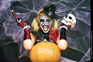 Freddy Krueger/Harley Quinn model shoot - Mandy