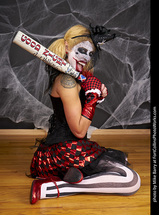 Freddy Krueger/Harley Quinn model shoot - Mandy