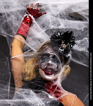 Freddy Krueger/Harley Quinn model shoot - Mandy