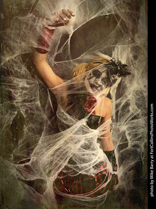 Freddy Krueger/Harley Quinn model shoot - Mandy