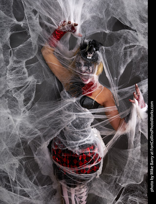 Freddy Krueger/Harley Quinn model shoot - Mandy