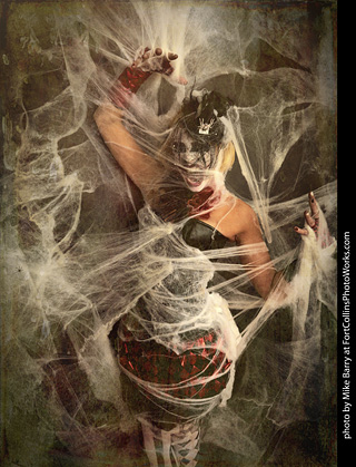 Freddy Krueger/Harley Quinn model shoot - Mandy