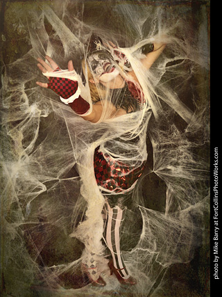 Freddy Krueger/Harley Quinn model shoot - Mandy