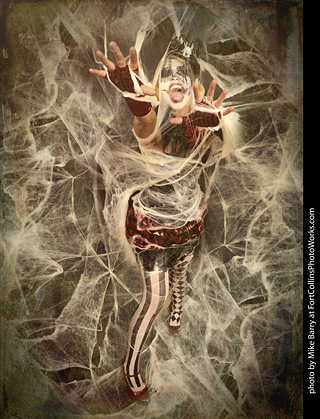 Freddy Krueger/Harley Quinn model shoot - Mandy