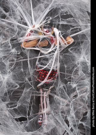 Freddy Krueger/Harley Quinn model shoot - Mandy