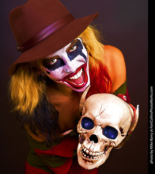 Freddy Krueger/Harley Quinn model shoot - Mandy