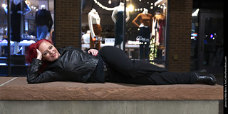 Laura model shoot in Old Town