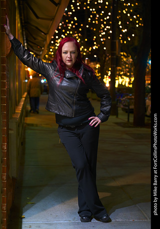 Laura model shoot in Old Town