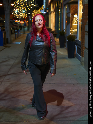 Laura model shoot in Old Town