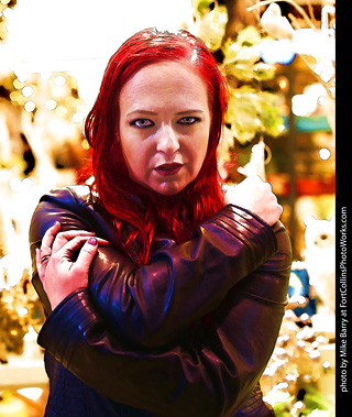 Laura model shoot in Old Town