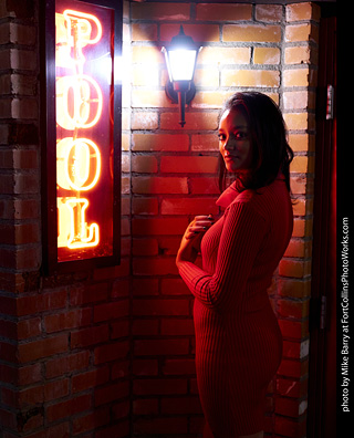 Leyhanna model shoot in Old Town