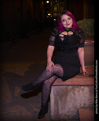 Night in Old Town Model Shoot - Mollie