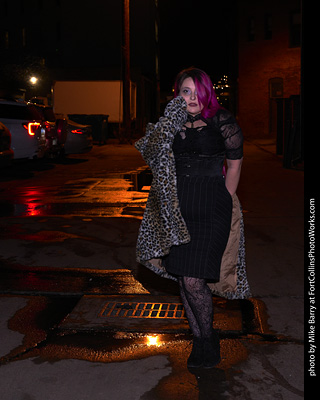 Night in Old Town Model Shoot - Mollie