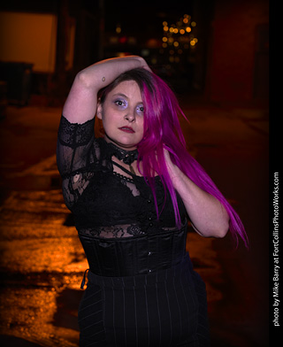 Night in Old Town Model Shoot - Mollie