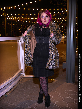 Night in Old Town Model Shoot - Mollie