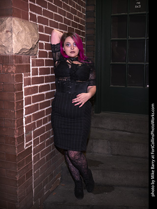 Night in Old Town Model Shoot - Mollie