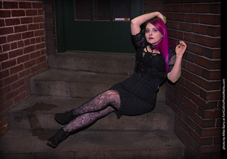 Night in Old Town Model Shoot - Mollie