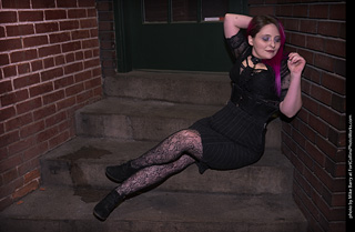 Night in Old Town Model Shoot - Mollie