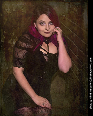 Night in Old Town Model Shoot - Mollie