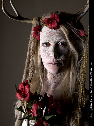 Living Statues model shoot - Alexis