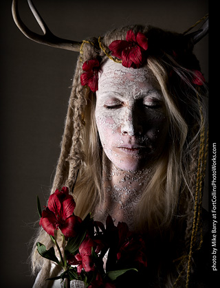 Living Statues model shoot - Alexis