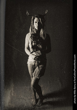 Living Statues model shoot - Alexis