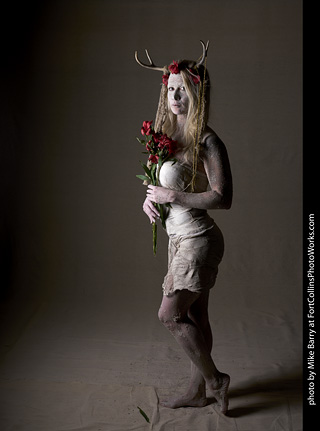 Living Statues model shoot - Alexis