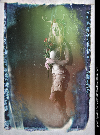 Living Statues model shoot - Alexis