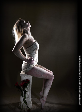 Living Statues model shoot - Alexis