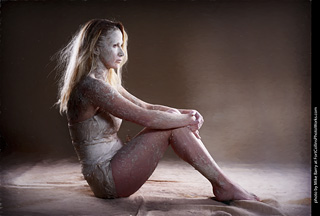 Living Statues model shoot - Alexis